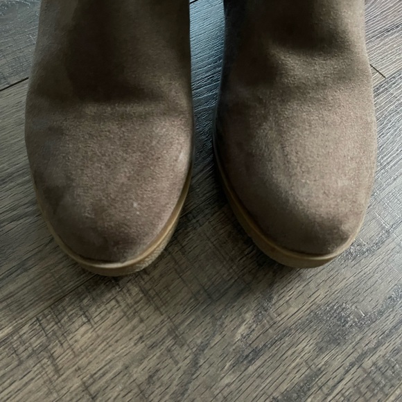 Suede wedge boots - Picture 6 of 7